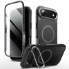 iPhone 17 Air Supcase Iblsn Ares Flip Mag Magsafe tok Fekete thumbnail
