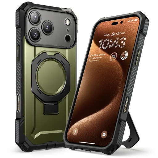 iPhone 17 Pro Max Supcase Ub Grip Mag Magsafe tok zöld - 2