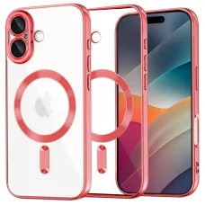 iPhone 17 Techsuit - Luxury Crystal MagSafe - Red tok