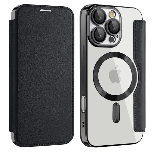 iPhone 17 Air Fekete Techsuit SmartMag Book tok - 1