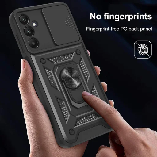 Samsung Galaxy A17 5G Techsuit - CamShield Series - Black tok - 2