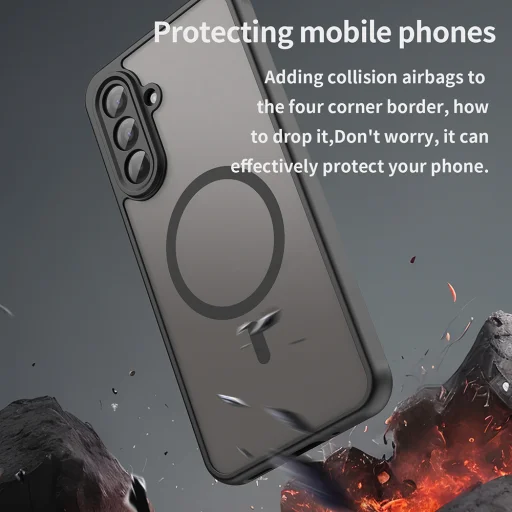 Samsung Galaxy A17 5G Techsuit - HaloFrost II MagSafe - Black tok - 5