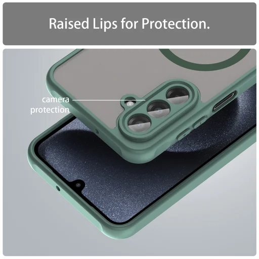 Samsung Galaxy A17 5G Techsuit - HaloFrost II MagSafe - Green tok - 9