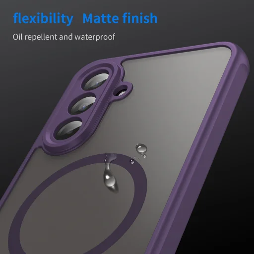 Samsung Galaxy A17 5G Techsuit - HaloFrost II MagSafe - Purple tok - 11