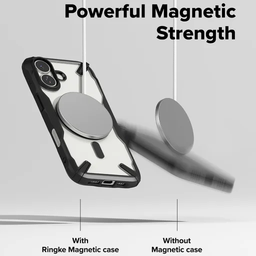 iPhone 17 Fekete Ringke - Fusion X MagSafe tok - 5