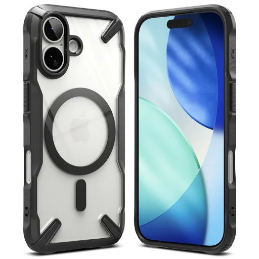 iPhone 17 Fekete Ringke - Fusion X MagSafe tok - 1