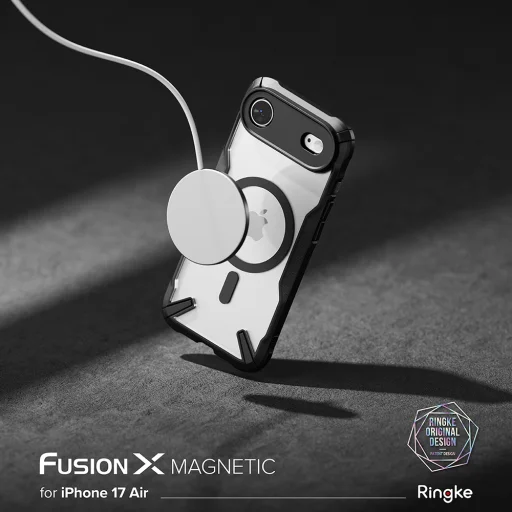 iPhone 17 Air - Ringke Fusion X MagSafe - Fekete tok - 5