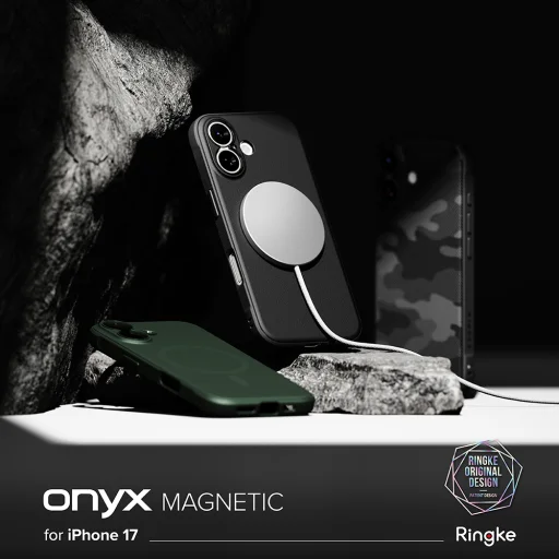 iPhone 17 Ringke - Onyx MagSafe - Camo Black tok - 13