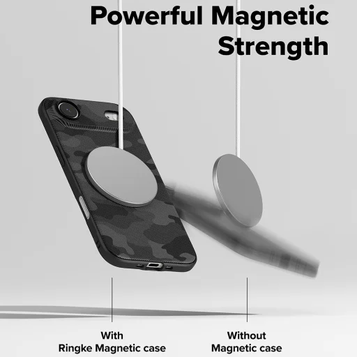 iPhone 17 Air Camo Black Ringke - Onyx MagSafe tok - 11