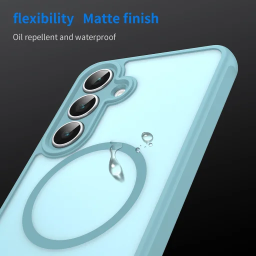 Samsung Galaxy A17 5G Techsuit - HaloFrost II MagSafe - Mentazöld tok - 7