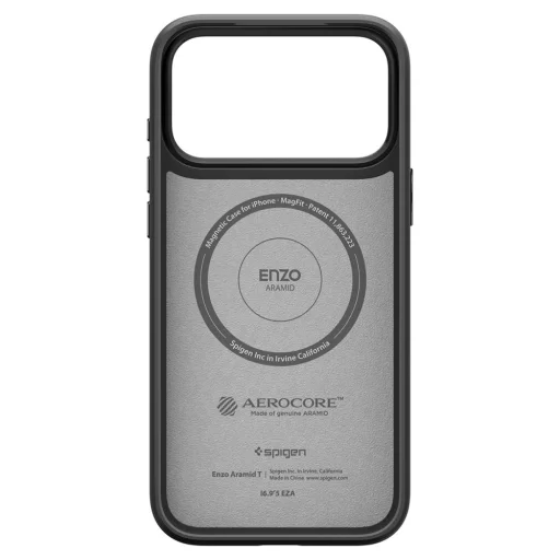 iPhone 17 Pro Max Spigen Enzo Aramid T Magsafe Fekete tok - 4