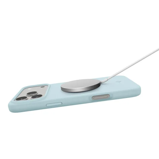 iPhone 17 Pro Max Spigen Silicone Fit Mag Magsafe tok Kék - 7