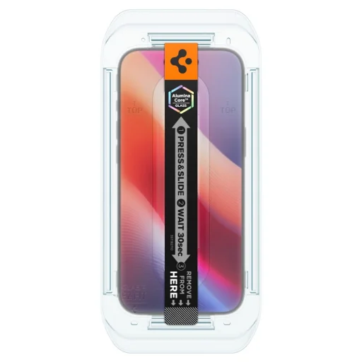 iPhone 17 Air Spigen Glas.tr "Ez Fit" 2-pack privát üvegfólia - 5