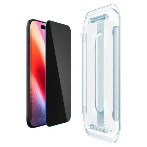 iPhone 17 Air Spigen Glas.tr "Ez Fit" 2-pack privát üvegfólia - 4
