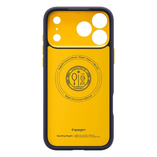 iPhone 17 Pro Spigen Nano Pop Mag Magsafe tok Áfonya Tengerészkék - 5
