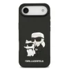  iPhone 17 Air Karl Lagerfeld 3D Gumi Karl és Choupette fekete tok - 3