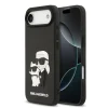  iPhone 17 Air Karl Lagerfeld 3D Gumi Karl és Choupette fekete tok