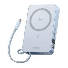 Ugreen MagFlow PB773 Magsafe powerbank 10000mAh, Qi2 25W (Szürke)