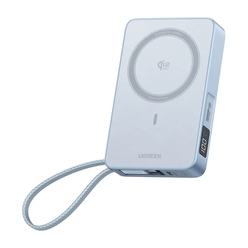 Ugreen MagFlow PB773 Magsafe powerbank 10000mAh, Qi2 25W (Szürke) - 2