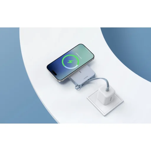 Ugreen MagFlow PB773 Magsafe powerbank 10000mAh, Qi2 25W (Szürke) - 10