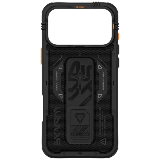 iPhone 17 Pro Max Skinarma Phantom mágneses töltés + tartóállvány fekete tok - 4