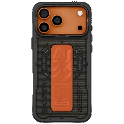 iPhone 17 Pro Max Skinarma Phantom tok mágneses töltéshez és fogóállványhoz Olajzöld tok - 3