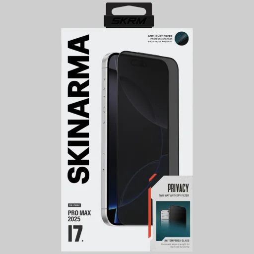 iPhone 17 Pro Max Skinarma Privacy edzett üveg üvegfólia - 2