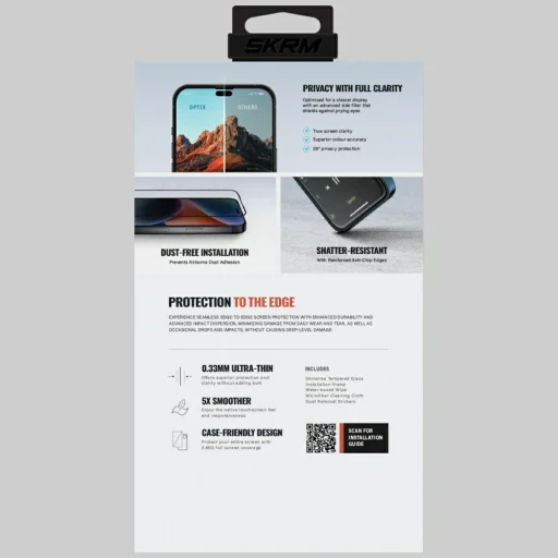 iPhone 17 Pro Max Skinarma Privacy edzett üveg üvegfólia - 3