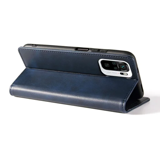 iPhone 17 AIR mágneses PU bőr fliptok kártyatartóval pánt nélküli fekete Alphajack - 5