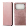 iPhone 17 Pro mágneses PU bőr fliptok kártyatartóval pánt nélküli rózsaszín Alphajack thumbnail