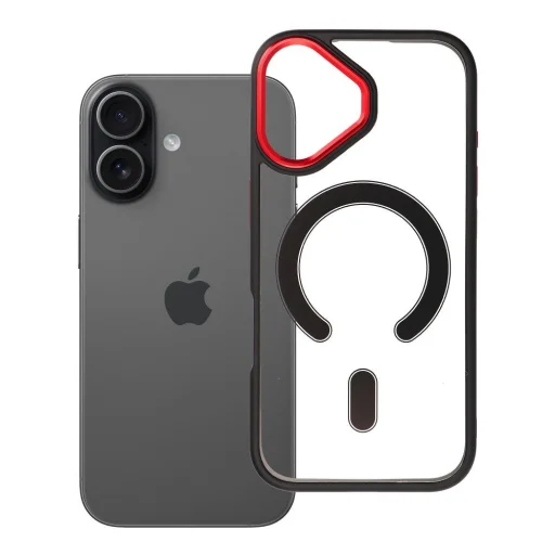 iPhone 17 čierno-červené puzdro - 7
