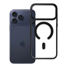  iPhone 18 Pro Max / 17 Pro Max fekete Color Edge Mag Cover MagSafe-kompatibilis tok