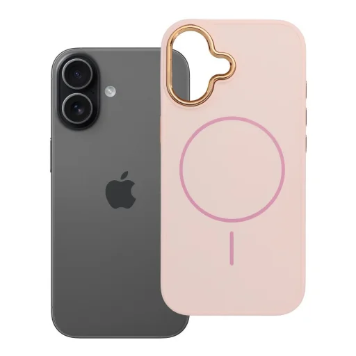 FRAME MAG COVER puzdro na iPhone 17 MagSafe kompatibilné púdrová ružová - 5