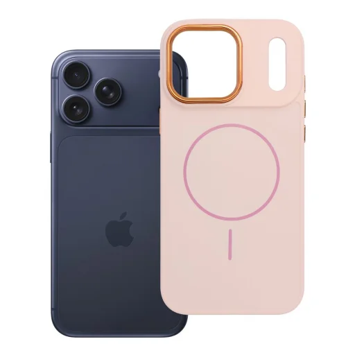 iPhone 17 Pro Max obal FRAME MAG COVER kompatibilný s MagSafe púdrovoružový - 5