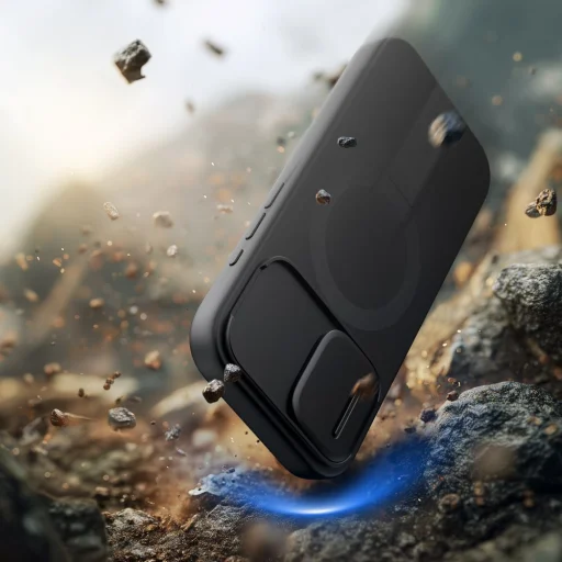 iPhone 17 Tech-protect Kevlar Aura Magsafe tok Fekete - 6