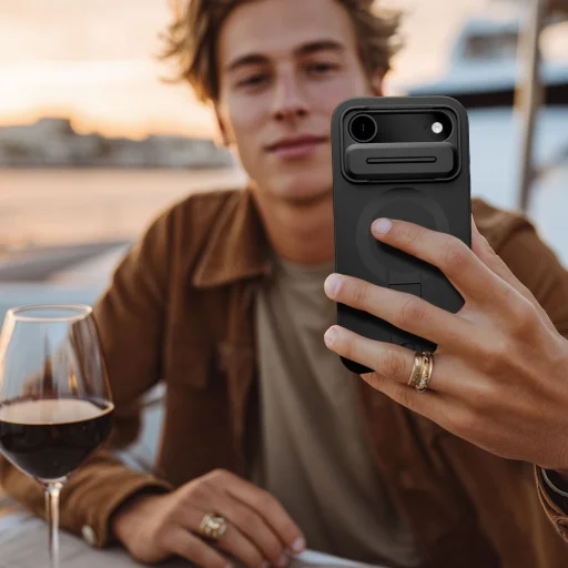 iPhone 17 Air Tech-protect Kevlar Aura Magsafe tok Fekete - 7