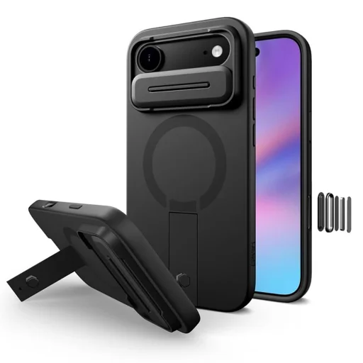 iPhone 17 Air Tech-protect Kevlar Aura Magsafe tok Fekete - 1