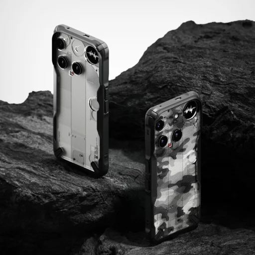 Nothing Phone 3 Ringke Fusion X Camo Fekete tok - 5