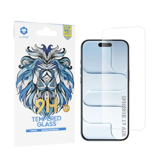 iPhone 17 Air Átlátszó Lito 2.5D Classic Glass üvegfólia - 1
