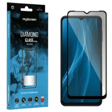 Honor X6A/X6B MS Diamond Glass Edge teljes ragasztású fekete üvegfólia