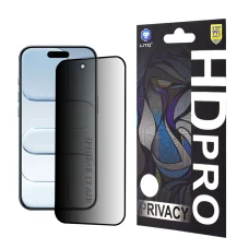 iPhone 17 Air Lito - HD Pro Privacy - Fekete üvegfólia