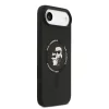  iPhone 17 Air fekete Karl Lagerfeld Liquid Silicone Karl és Choupette MagSafe tok thumbnail