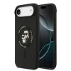  iPhone 17 Air fekete Karl Lagerfeld Liquid Silicone Karl és Choupette MagSafe tok