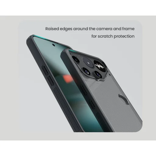  Nothing Phone 3 Átlátszó Fekete Nillkin Super Frosted PRO hátlap tok - 5