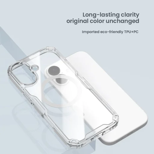  Apple iPhone 17 Transparent Black Nillkin Nature TPU PRO Mágneses tok - 7