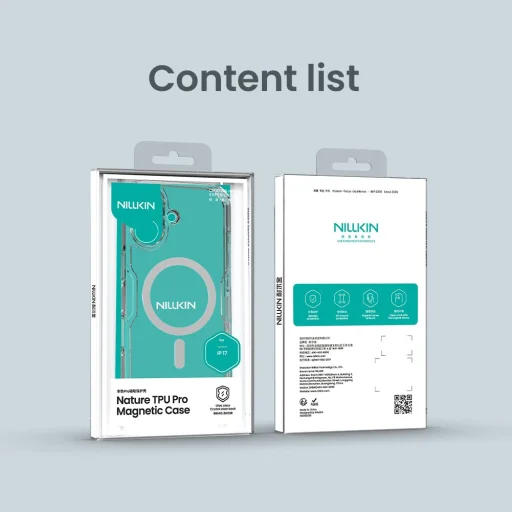  Apple iPhone 17 Transparent Black Nillkin Nature TPU PRO Mágneses tok - 9