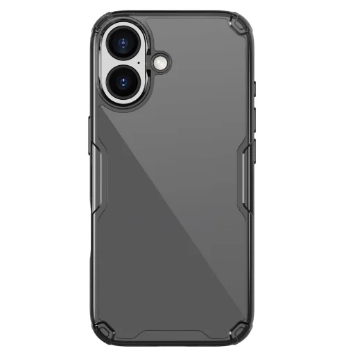  Apple iPhone 17 Átlátszó Fekete Nillkin Nature TPU PRO tok - 1