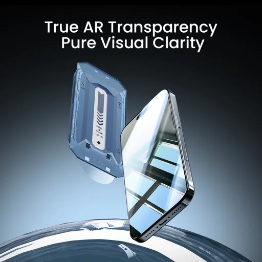  Apple iPhone 17 Pro-hoz Nillkin Edzett Üveg 0.2mm H+ PRO 2.5D (applikátorral) üvegfólia - 2