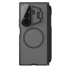  Samsung Galaxy Z Fold 7 Átlátszó Fekete Nillkin CamShield Prop Mágneses Tolltartó Tok
