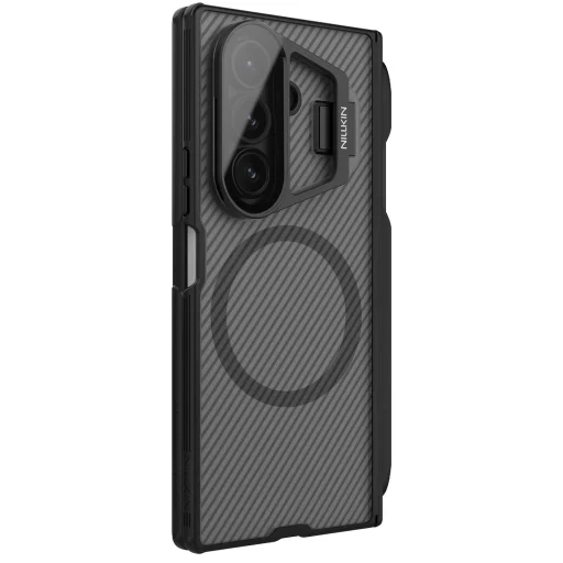  Samsung Galaxy Z Fold 7 Átlátszó Fekete Nillkin CamShield Prop Mágneses Tolltartó Tok - 2